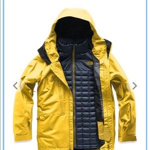 Men’s Yellow The North Face Tri-climate Jacket